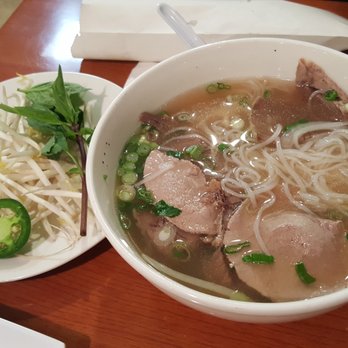 Pho Viet - Pho with steak and brisket and the extras you can add. - Vietnamese Near Me - Suitland, Maryland