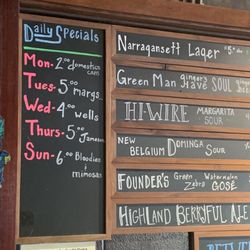 Daily Drink specials