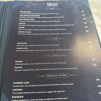 Toranj - Menu - Persian/Iranian Near Me - Manhattan Beach, California Toranj - Menu - Persian/Iranian Near Me - Manhattan Beach, California