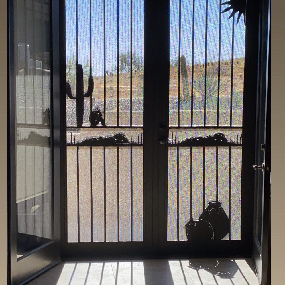 First Impression Ironworks - From the master bedroom - Fences & Gates Near Me - Litchfield Park, Arizona First Impression Ironworks - From the master bedroom - Fences & Gates Near Me - Litchfield Park, Arizona