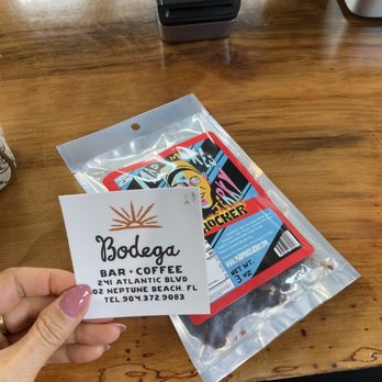 Bodega Bar & Coffee - Spicy beef jerky - Coffee & Tea Near Me - Neptune Beach, Florida