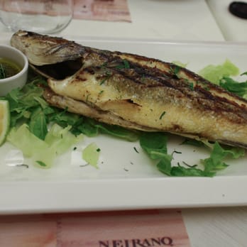 Osteria Barberini - Grilled sea bass - Seafood Near Me - Rome, RM Osteria Barberini - Grilled sea bass - Seafood Near Me - Rome, RM