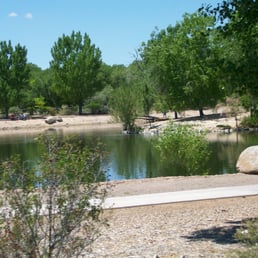 More a Lake or a  Pond, but we can call it a Beach.
