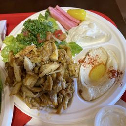 Chicken Shawarma Plate