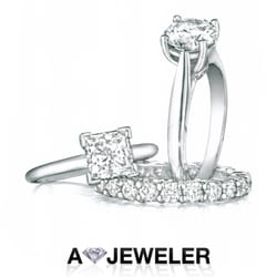 A Jeweler - solitaire, anniversary bands