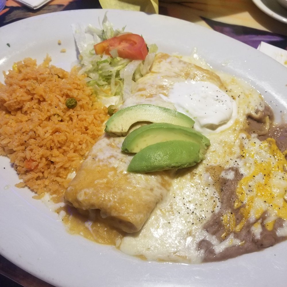 Mi Ranchito Grill - Chicken chimichanga with rice and beans - Mexican Near Me - Salt Lake City, Utah Mi Ranchito Grill - Chicken chimichanga with rice and beans - Mexican Near Me - Salt Lake City, Utah