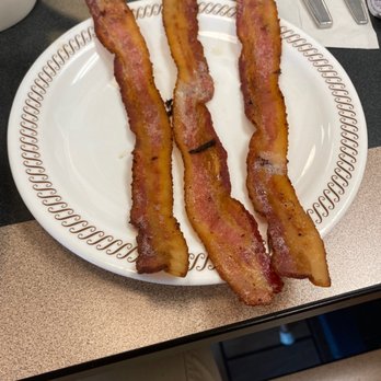Waffle House - bacon strips on a paper plate - Diners Near Me - Corydon, Indiana