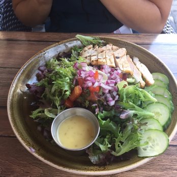 Fork - House Salad with chicken. Gluten free! - New American Near Me - Boise, Idaho Fork - House Salad with chicken. Gluten free! - New American Near Me - Boise, Idaho