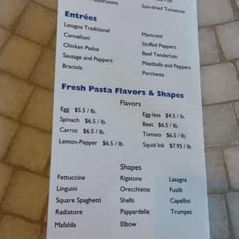 Padua Pasta Makers - menu - Pasta Shops Near Me - Upland, California Padua Pasta Makers - menu - Pasta Shops Near Me - Upland, California