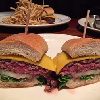 J. Alexander's - Steak Burger with house ground meats of NY Strip, Ribeye and Fillet. - Steakhouses Near Me - Tampa, Florida