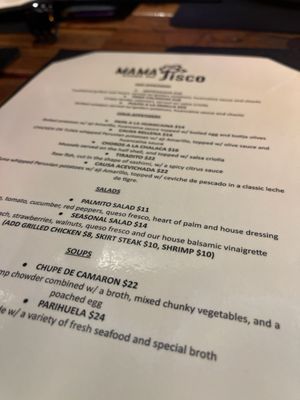 Menu photo 4 Mama Pisco Maspeth, NY