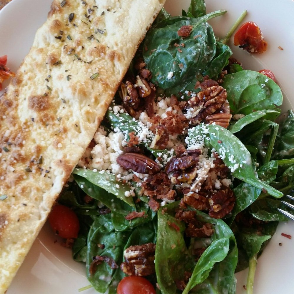 SPIN! Pizza - Spinach salad..yum! - Pizza Near Me - Papillion, Nebraska SPIN! Pizza - Spinach salad..yum! - Pizza Near Me - Papillion, Nebraska