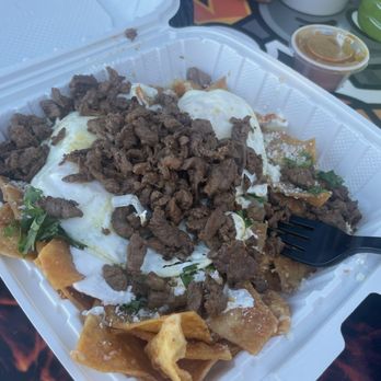 Da Bomb Fish Taco - Asada and fries egg Breakfast chillaquilaes - Tacos Near Me - Palmdale, California
