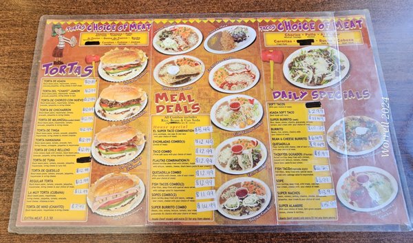 Menu photo 1 El Super Taco Los Angeles, CA Menu photo 1 El Super Taco Los Angeles, CA