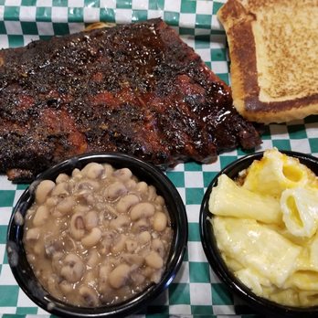 Community Q BBQ - Ribs + Black Eyed Peas + Macncheese - Barbeque Near Me - Decatur, Georgia