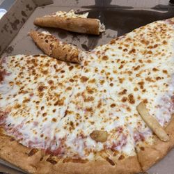 Pizza Time - Large Cheese Pizza with 10 Wings