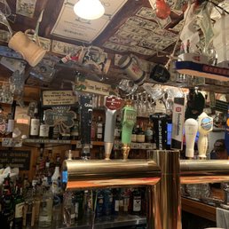 a bar with a lot of alcohol