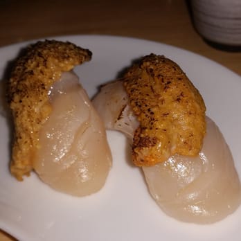 Sushi Shunka - Seared uni on scallops - Sushi Bars Near Me - Costa Mesa, California Sushi Shunka - Seared uni on scallops - Sushi Bars Near Me - Costa Mesa, California