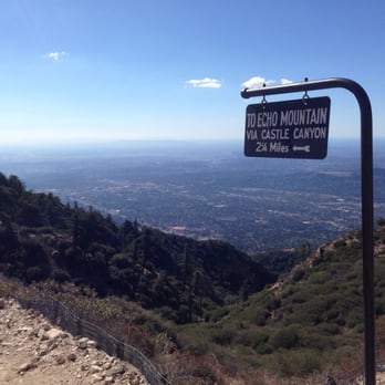 Echo Mountain via the Sam Merrill Trail - What goes up- mist come down...(this is the part were I wished I could just zip line my way down haha) - Parks Near Me - Altadena, California
