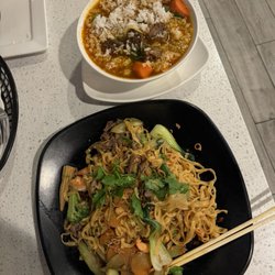 Pho House - Had the house stir fry soft egg noodles and Vietnamese beef stew, both very delicious !!! Beef stew didn't have that many veggies tho.