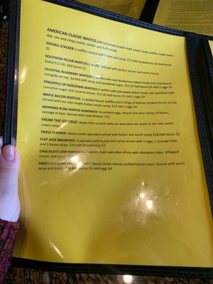 Menu photo 3 Waffle Rush Anchorage, AK