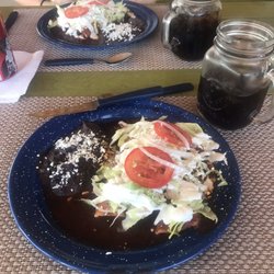 KM 19 - Chicken enchiladas and beans