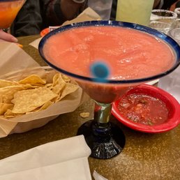 Frozen strawberry marg