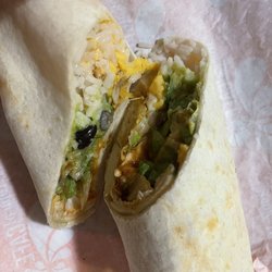 Baja chicken wrap