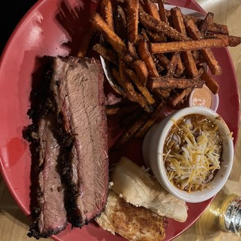 Butcher's Kitchen CHAR-B-QUE - Awesome platter! House made brisket and two sides. - Barbeque Near Me - Reno, Nevada