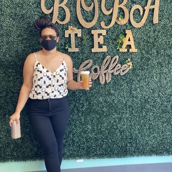 A Boba Tea & Coffee - Me and my mango tea with chia seeds - Coffee & Tea Near Me - Murrieta, California A Boba Tea & Coffee - Me and my mango tea with chia seeds - Coffee & Tea Near Me - Murrieta, California
