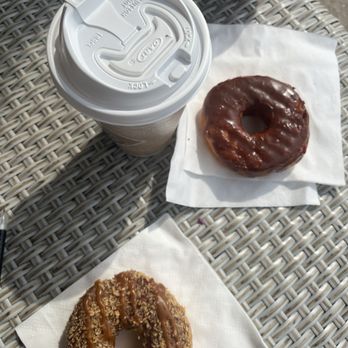 Dixie Donuts - Samoas Donut, Chocolate Glazed Donut - Donuts Near Me - Norwich, Connecticut