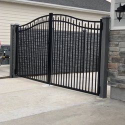 Bear Creek Fencing & Backyard - Dress it up!  Accent aluminum gates are light & easy to operate.