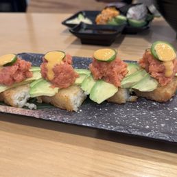 Spicy Tina on Crispy Rice