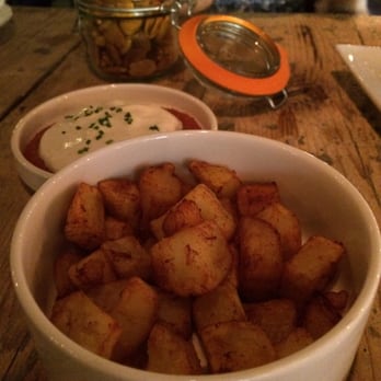 Bravas Tapas - Brava Potatoes - Salsa Brava | Whipped to Order Alioli - Spanish Near Me - London, XGL