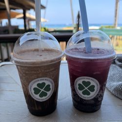 Chocolate banana & blueberryaide