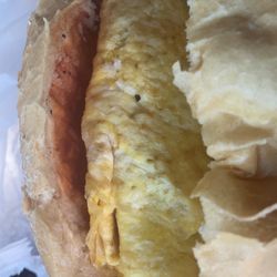 On A Roll Deli - 3 eggs scrambled cheese spk. Really good!!!