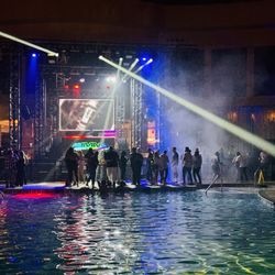 The Pool After Dark