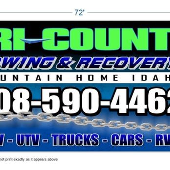 Tri County Towing - Towing Near Me - Mountain Home, Idaho Tri County Towing - Towing Near Me - Mountain Home, Idaho