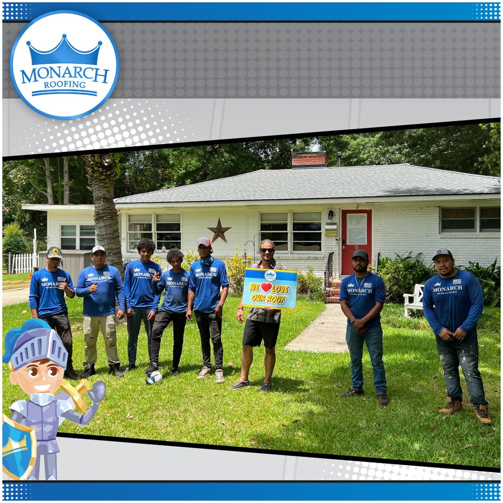 Slide of Monarch Roofing