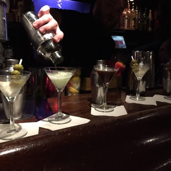 Clydz - Dirty vodka, cucumber gimlet, espresso, dirty gin, Girl Scout - New American Near Me - New Brunswick, New Jersey