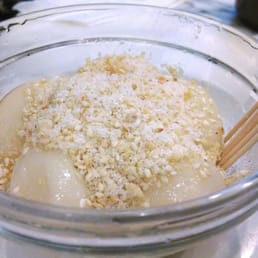 Warm and Gooey Peanut Dumplings