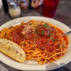 Salvatori's Authentic Italian Eatery - Leo - Spaghetti and meatballs