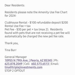 Suncrest Mobile Home Park I - 2024 fees...they charge for pets