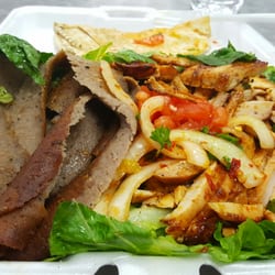 Athena Express - Chicken and gyros salad