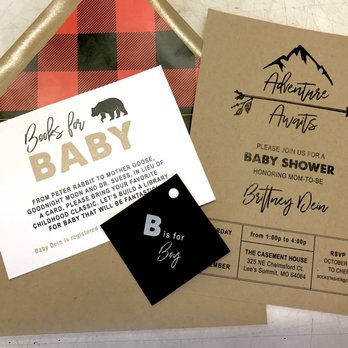 Arnold's Copy & Printing - Baby Shower Invites printed via Arnold's Print Shop - turned out fabulous!! My sister loved them. - Printing Services Near Me - Studio City, California