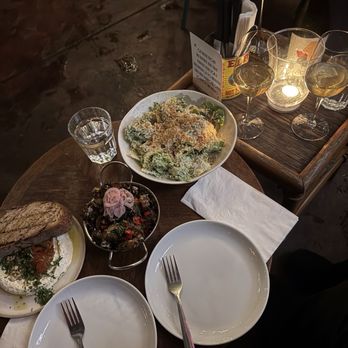 AhbA - Whipped feta, Brussel sprouts, Ceaser salad - Breakfast & Brunch Near Me - Costa Mesa, California AhbA - Whipped feta, Brussel sprouts, Ceaser salad - Breakfast & Brunch Near Me - Costa Mesa, California