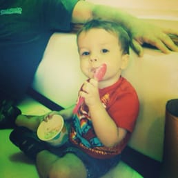Baby's first fro yo Baby's first fro yo