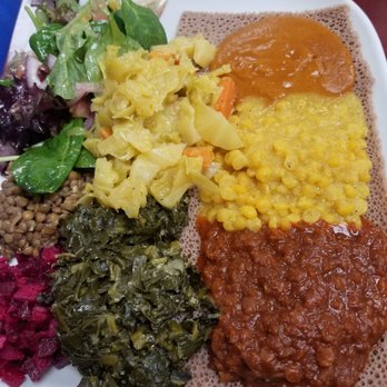 Enat Ethiopian Restaurant - Veggie platter - Ethiopian Near Me - Charlotte, North Carolina Enat Ethiopian Restaurant - Veggie platter - Ethiopian Near Me - Charlotte, North Carolina