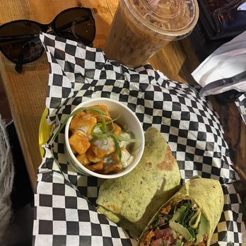 BreckFast - Park avenue burrito & iced vanilla latte - Breakfast & Brunch Near Me - Breckenridge, Colorado BreckFast - Park avenue burrito & iced vanilla latte - Breakfast & Brunch Near Me - Breckenridge, Colorado