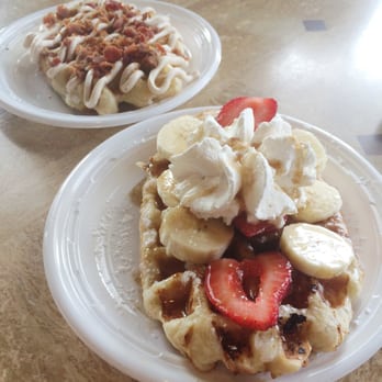 Cast Iron Waffles - Deluxe (maple butter instead of Nutella) and the lumberjack! - Coffee & Tea Near Me - Charlotte, North Carolina Cast Iron Waffles - Deluxe (maple butter instead of Nutella) and the lumberjack! - Coffee & Tea Near Me - Charlotte, North Carolina